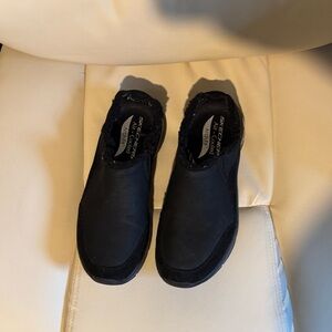 Skechers Black Cozy Slip-Ons